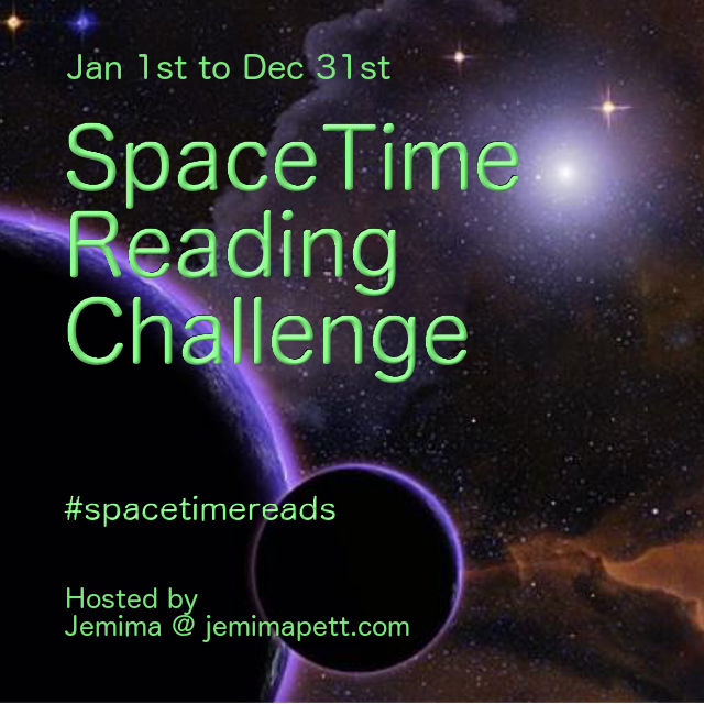 The 2022 SpaceTime Reading Challenge logo.